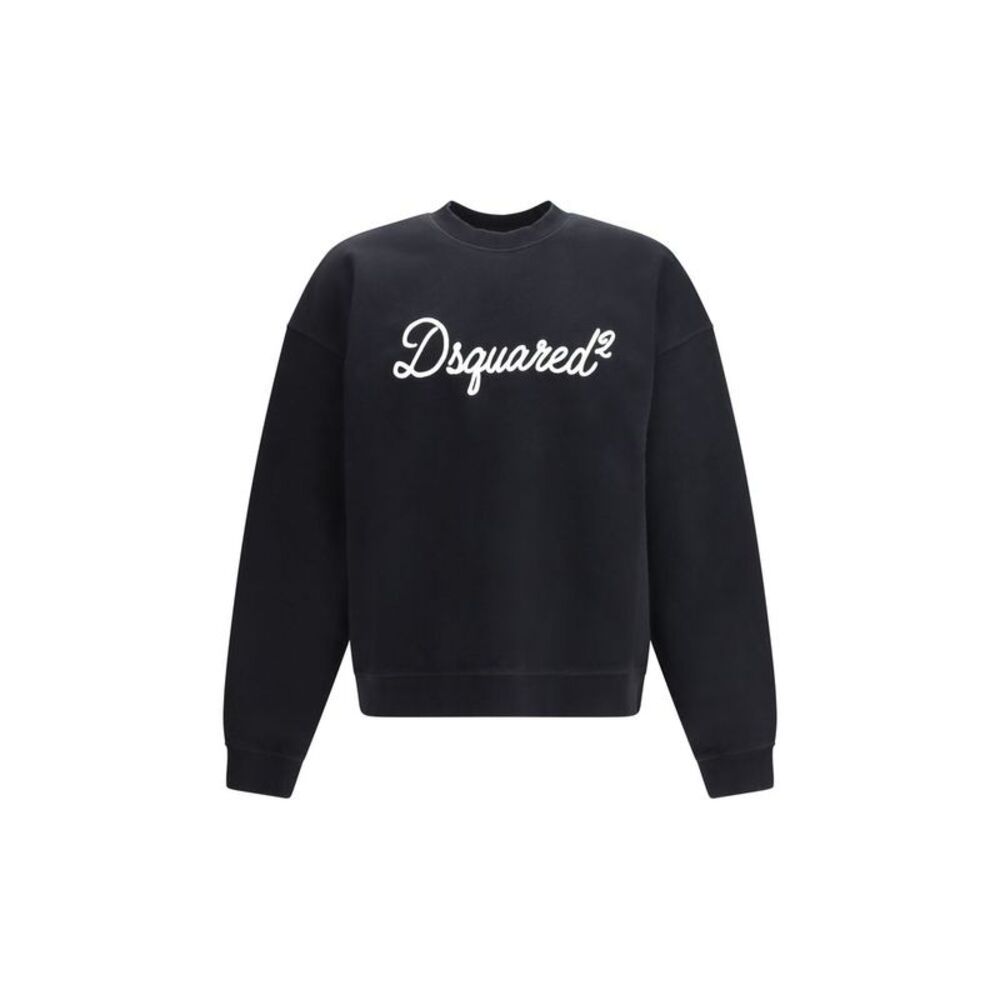 Dsquared² Black Cotton Men's Sweatshirt